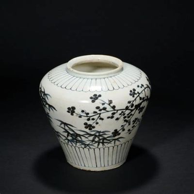 “Goryeo Jar With Incised Floral Design” A Study in Tranquil Elegance and Exquisite Linework!