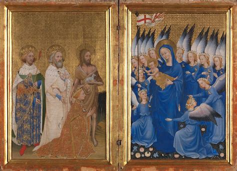  The Wilton Diptych -  A Symphony of Gold and Devotion!